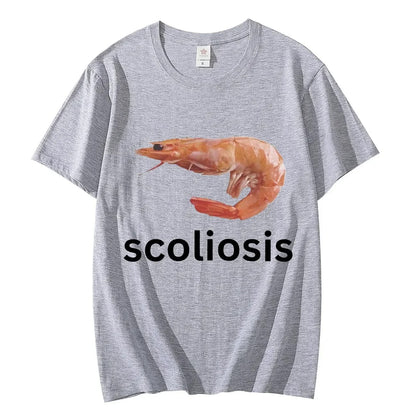 'Scoliosis' Shrimp Tee