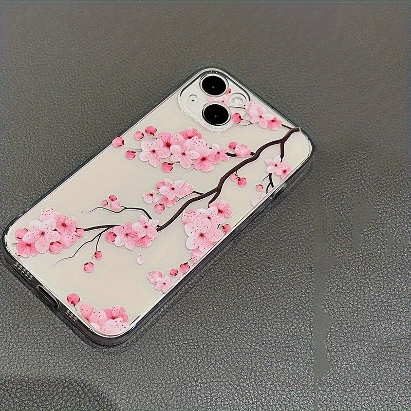Sakura Tree Branch Clear iPhone Case
