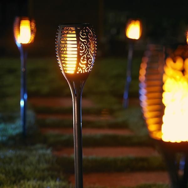 Artificial Flame Torch Solar Light