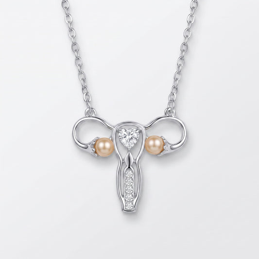 Uterus Ovary Necklace