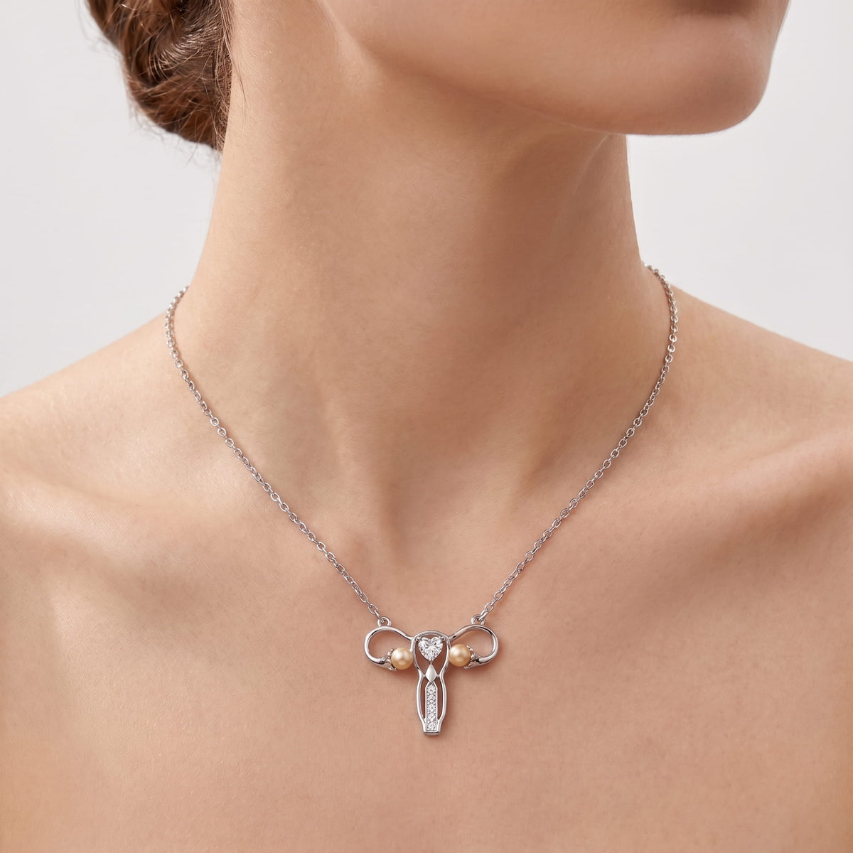 Uterus Ovary Necklace