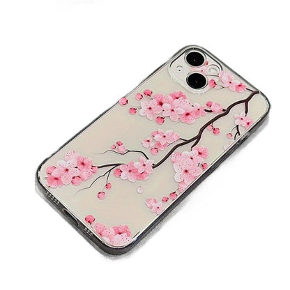Sakura Tree Branch Clear iPhone Case
