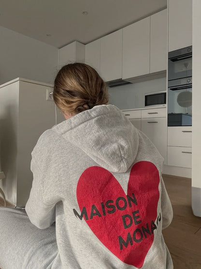 Maison De Monaco Heart Hoodie