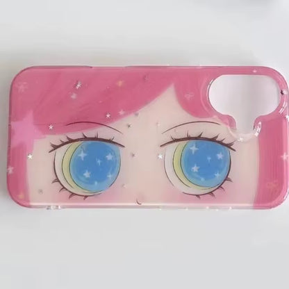 Anime Girl Blue Eyes iPhone Case