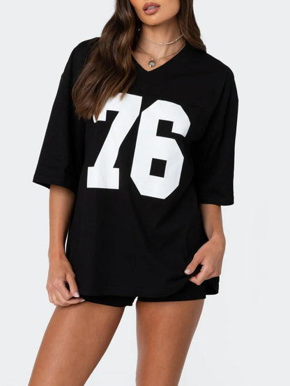 '76' Oversized T-Shirt