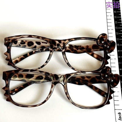 Hello Kitty Leopard Bow Eyeglass