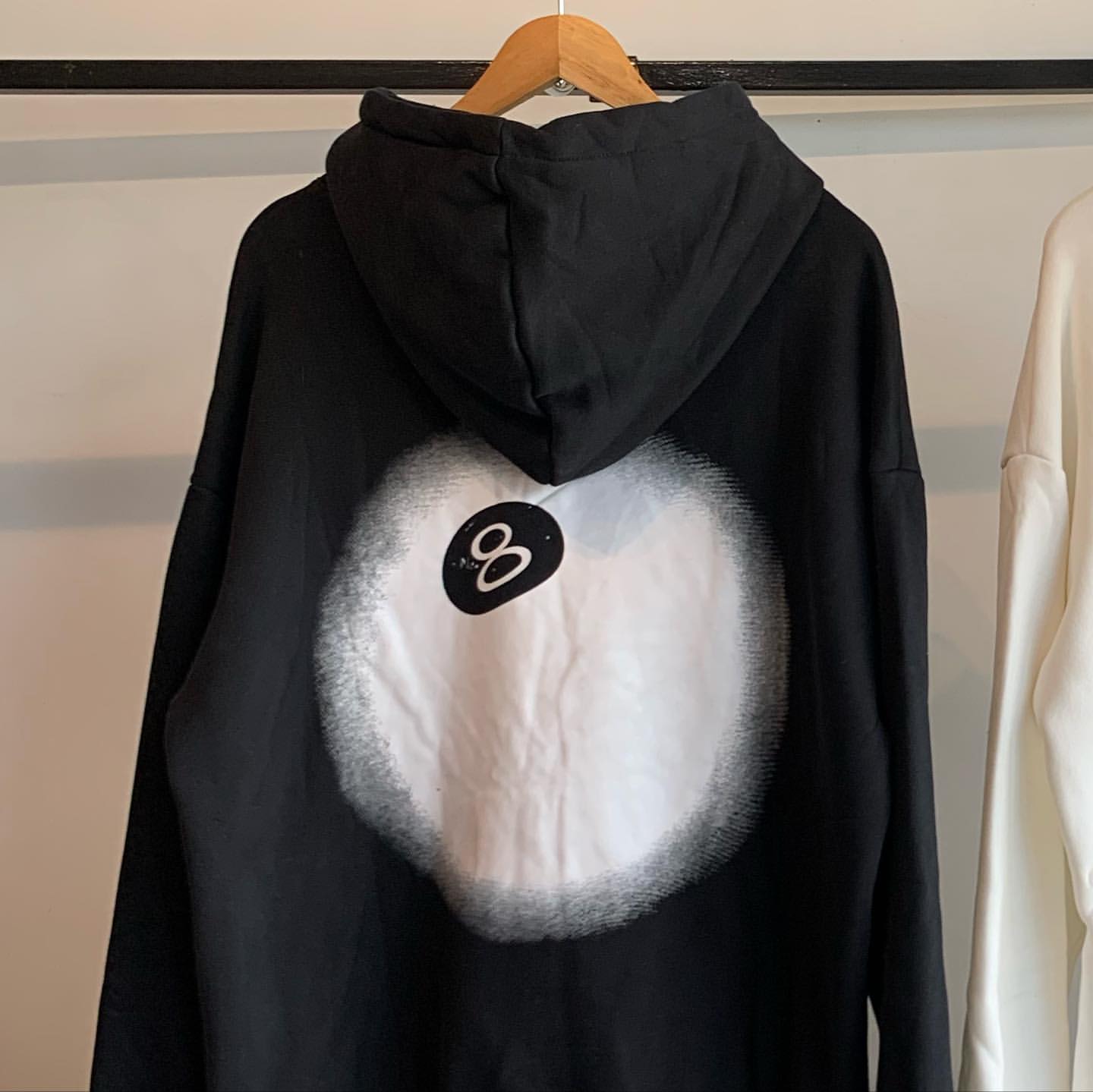 8 Ball Fade Hoodie-Luxandluxy