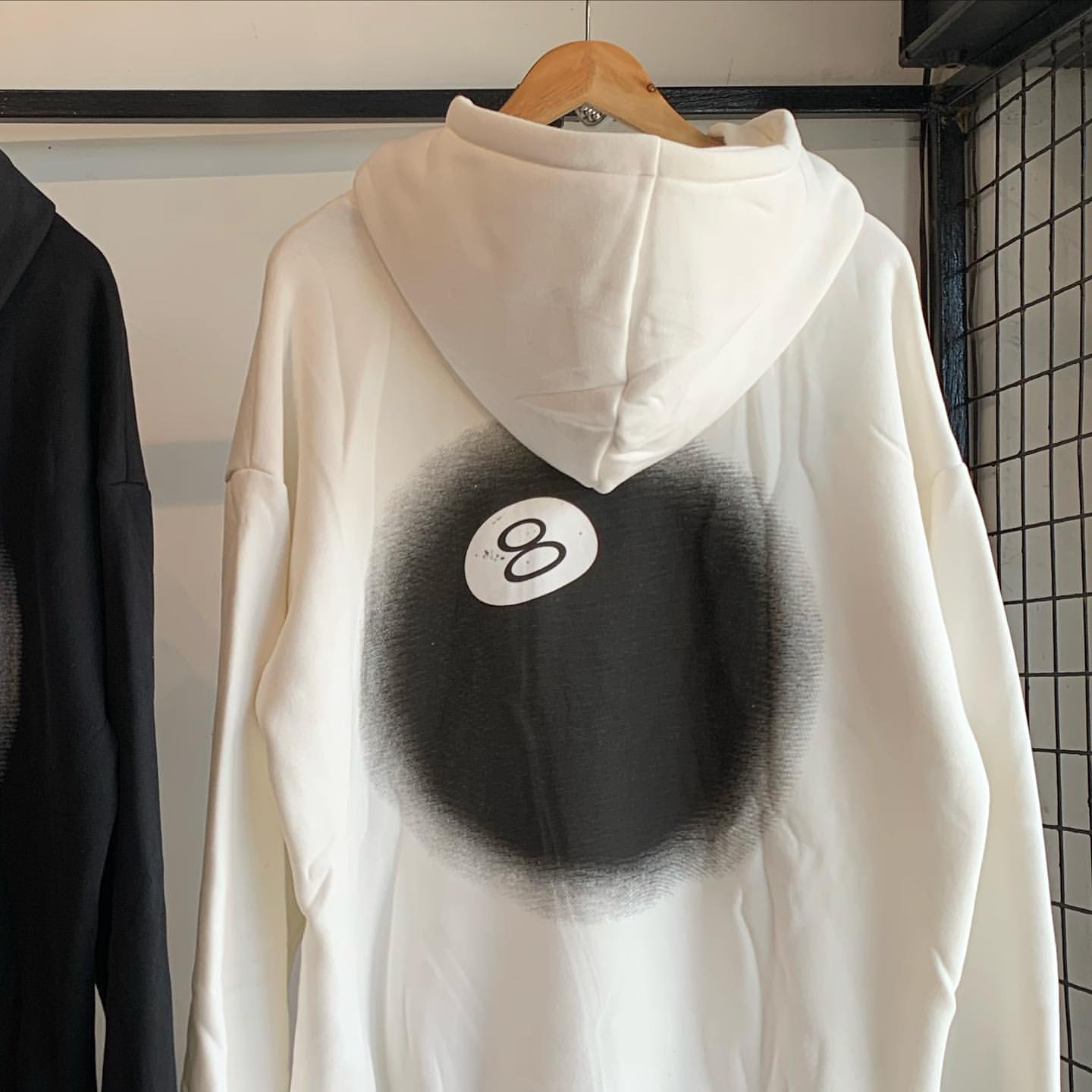 8 Ball Fade Hoodie-Luxandluxy