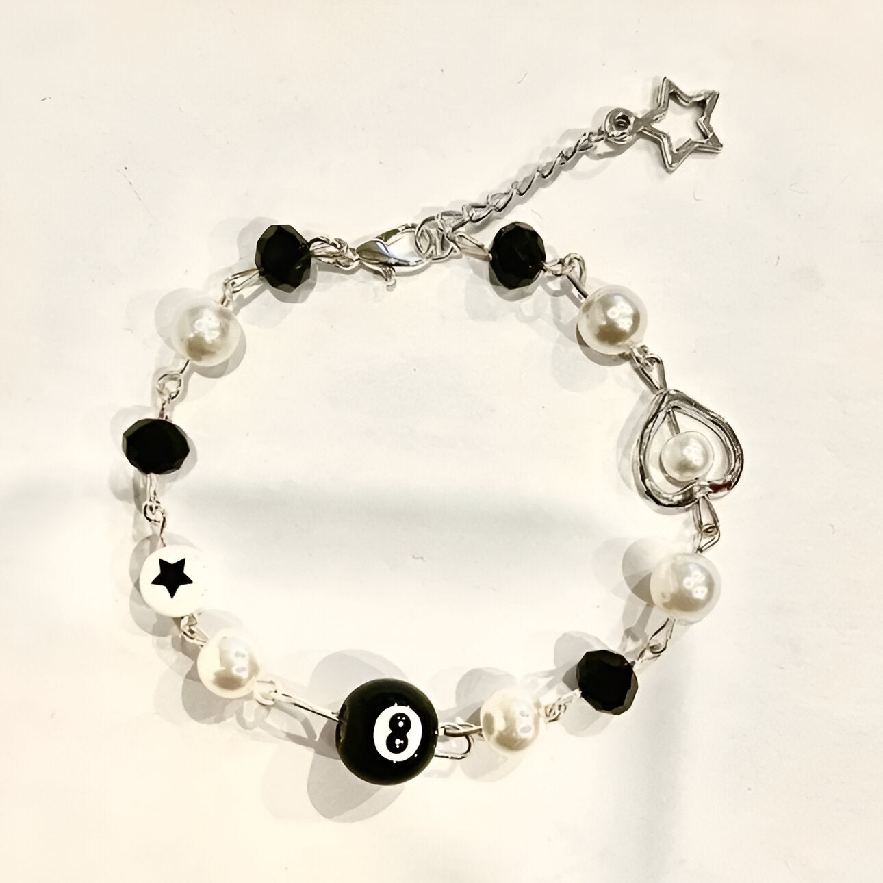 8-Ball Star Bracelets-Luxandluxy