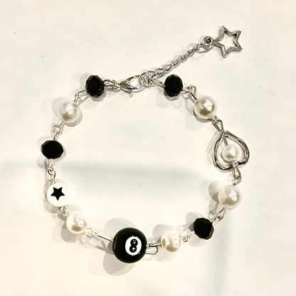 8-Ball Star Bracelets-Luxandluxy