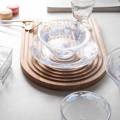 Cinnamonroll Glass Tableware Set