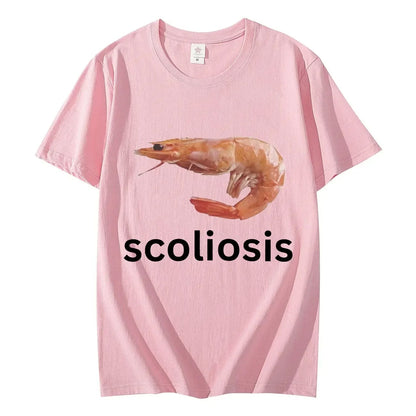 'Scoliosis' Shrimp Tee