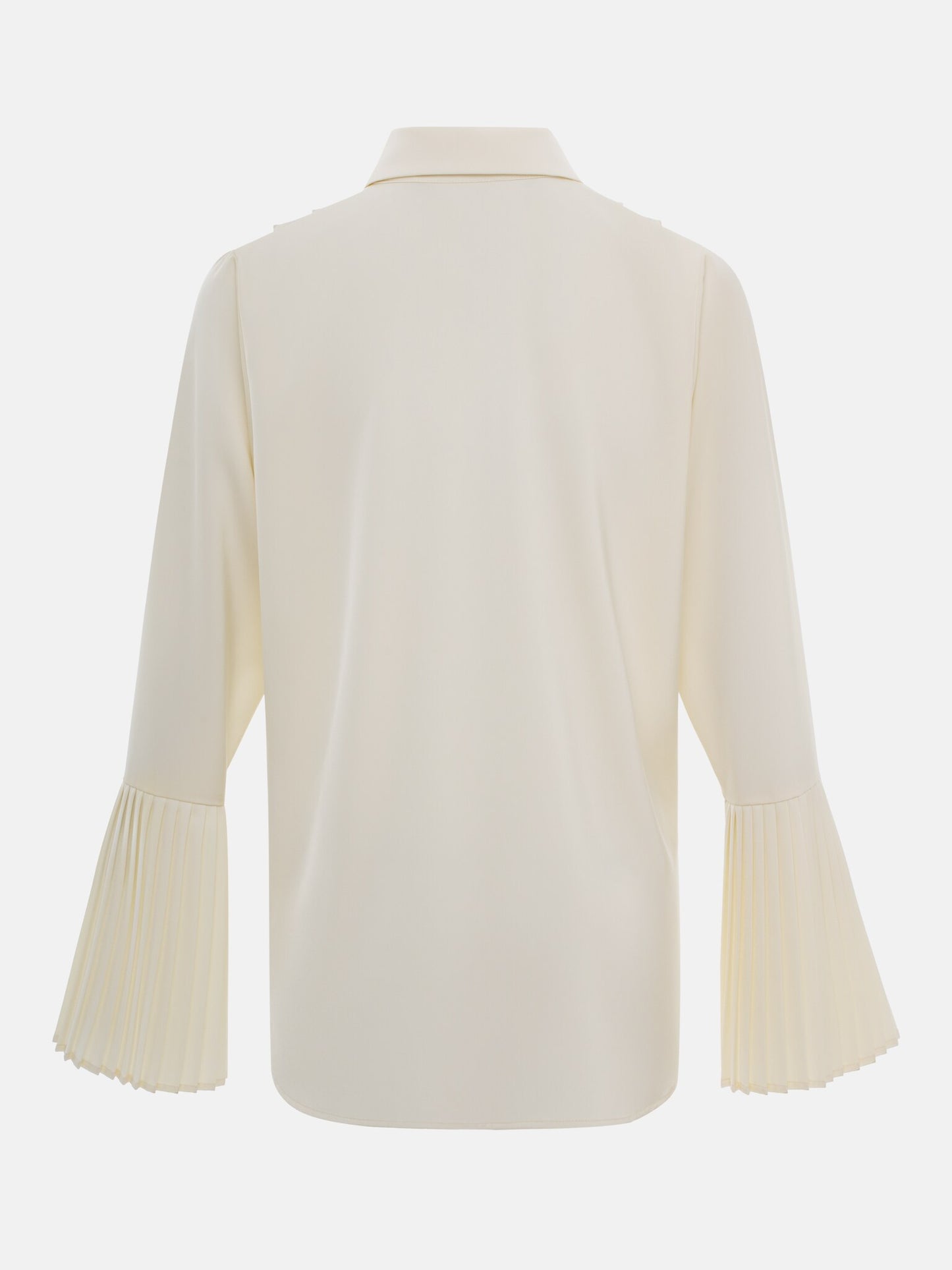 Loose Blouse With Pleated Cuffs