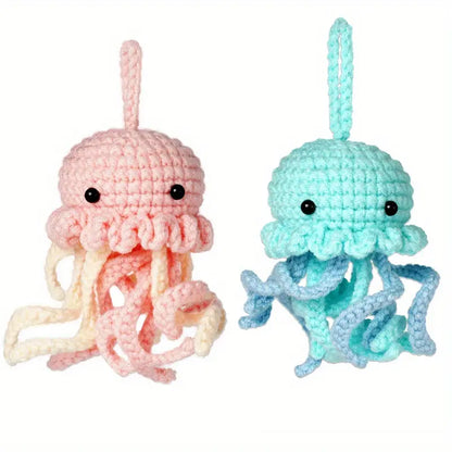 Jellyfish Crochet Pattern DIY Kit with Tutorials