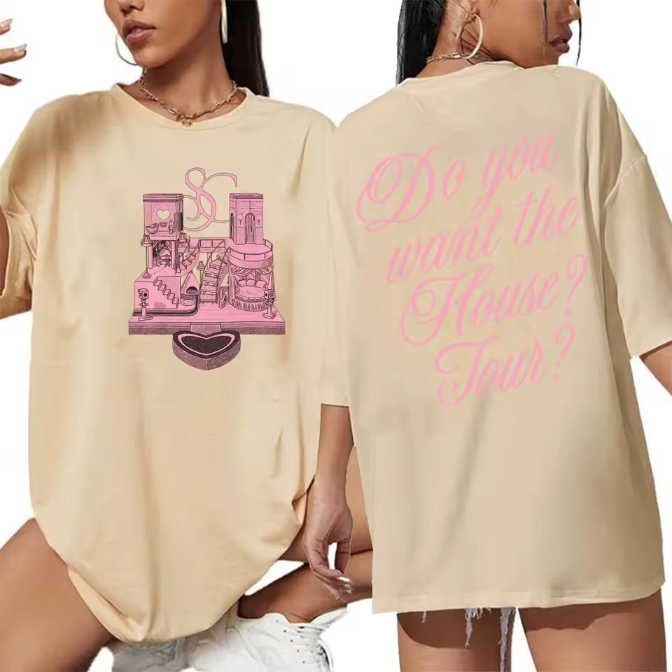 Sabrina Carpenter “House Tour” Oversized Tee