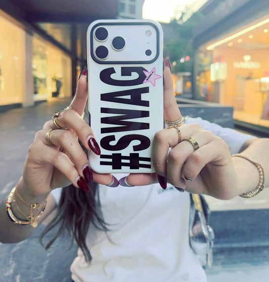 "#SWAG" Clear iPhone Case