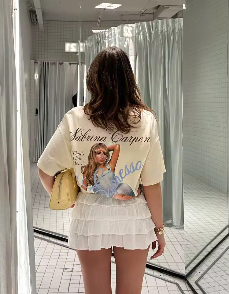 “Sabrina Carpenter Espresso” Lips Tee