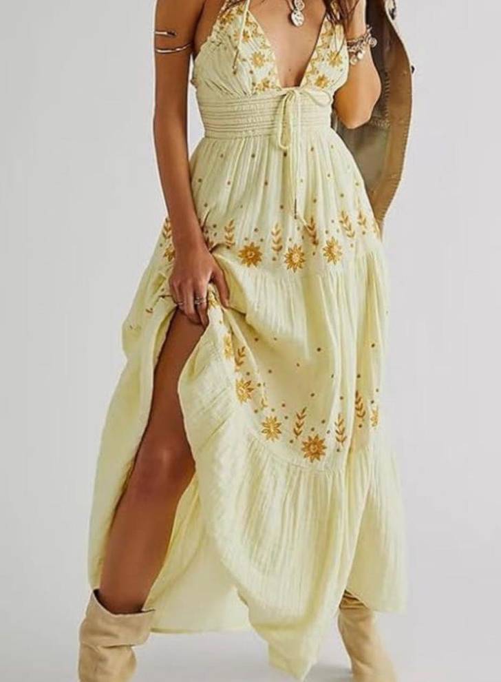 Real Love Embroidered Dress
