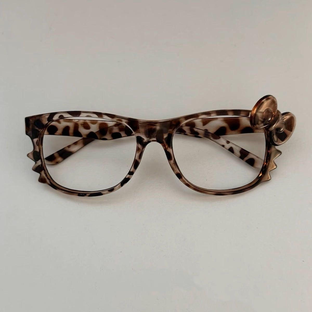 Hello Kitty Leopard Bow Eyeglass