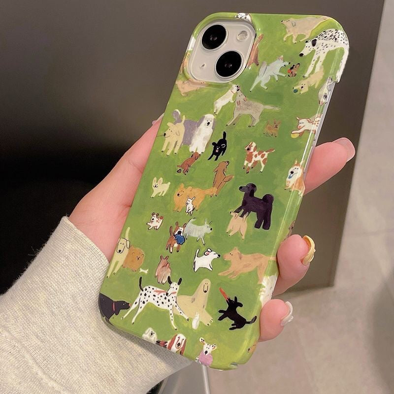 Dogs Everywhere iPhone Case