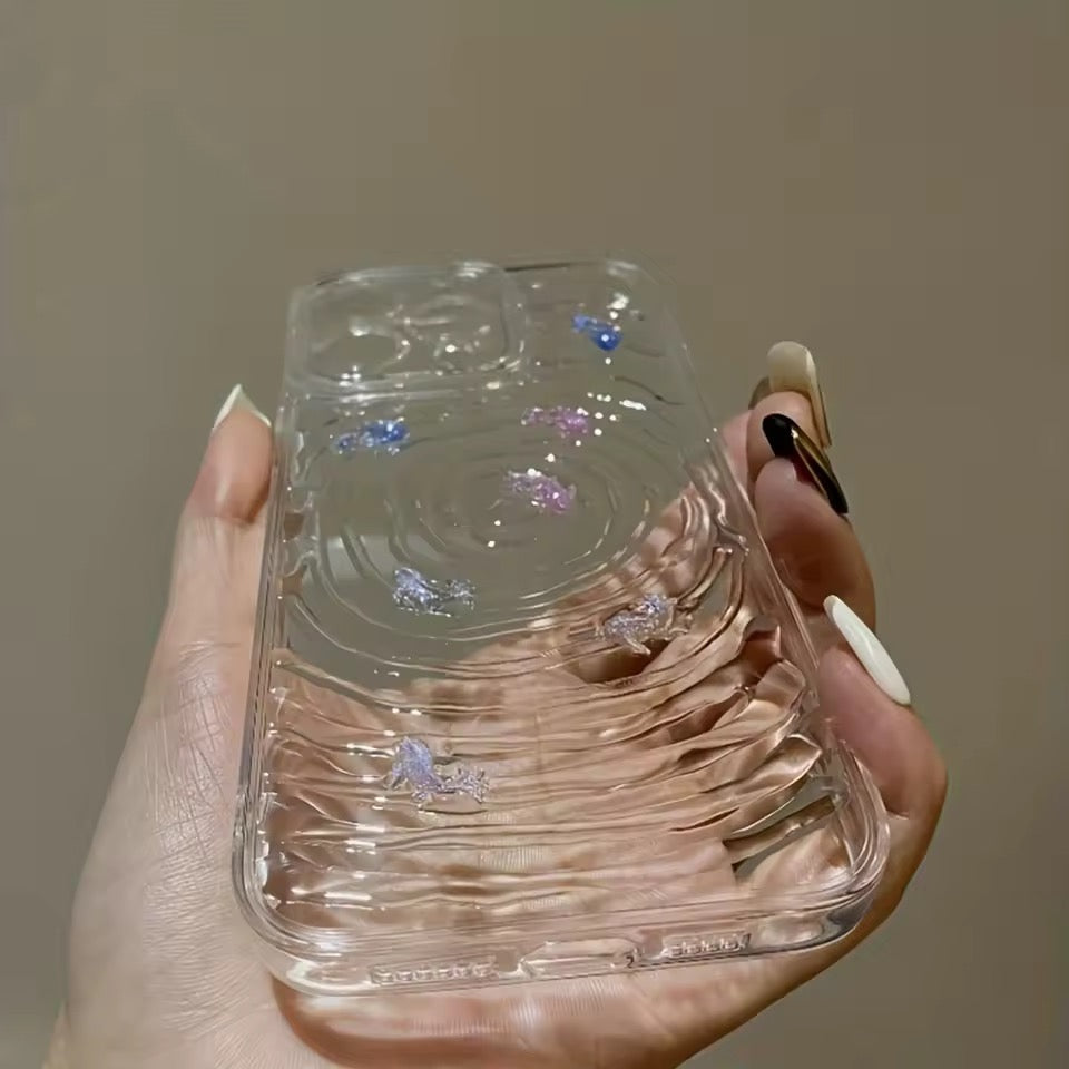 Radial Ripples iPhone Case