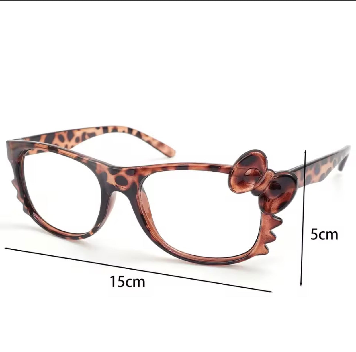 Hello Kitty Leopard Bow Eyeglass