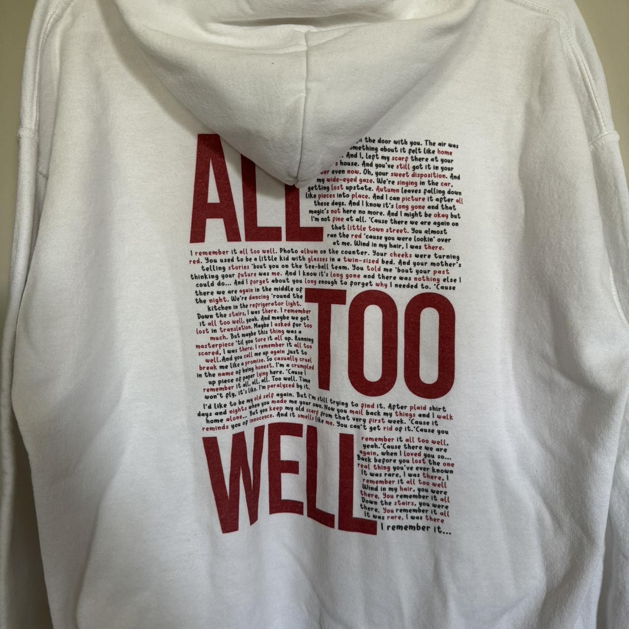 'All Too Well' Lyrics Hoodie