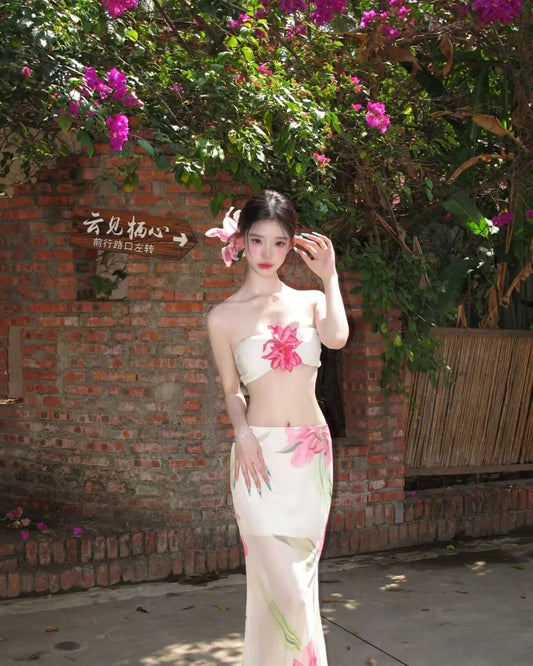 Aloha Bloom Two-Piece Set