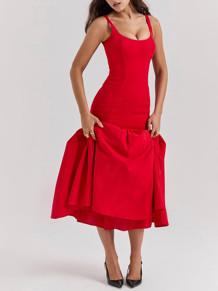 Amore Dropped Waist Midi Dress main image 1