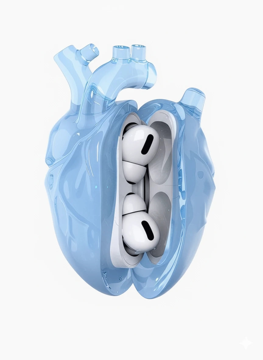 Anatomical Heart AirPods Case