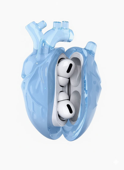 Anatomical Heart AirPods Case