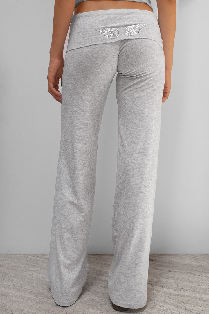 Angel Wings Sequin Pants
