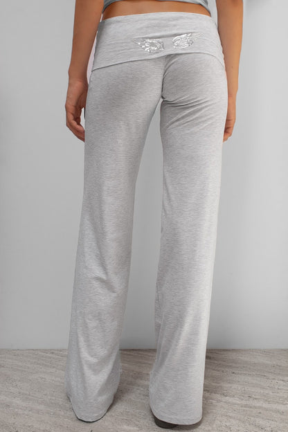 Angel Wings Sequin Pants