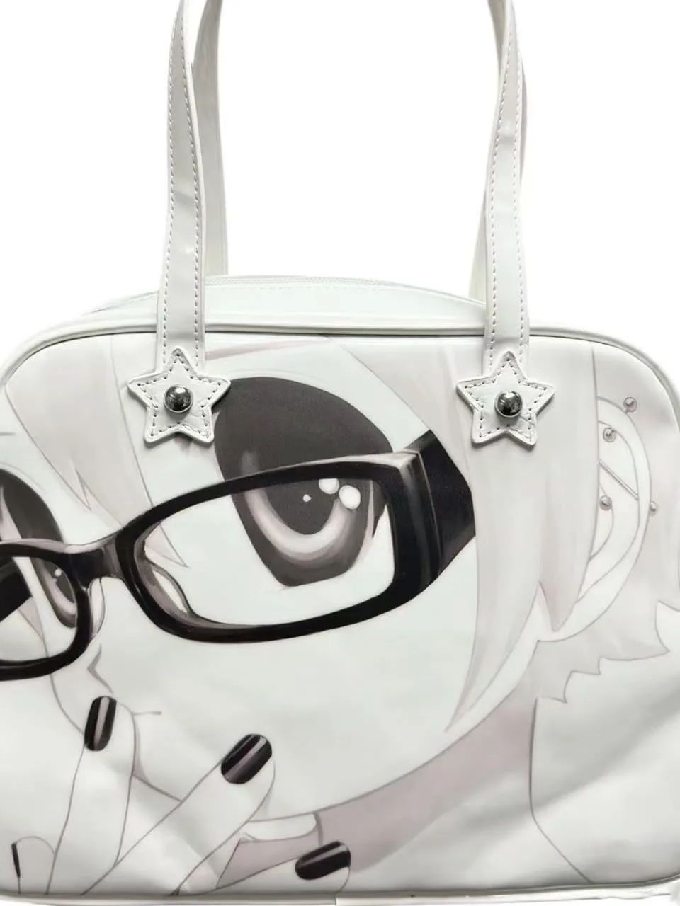 Anime Girl Wearing Glasses Star Charm Bag