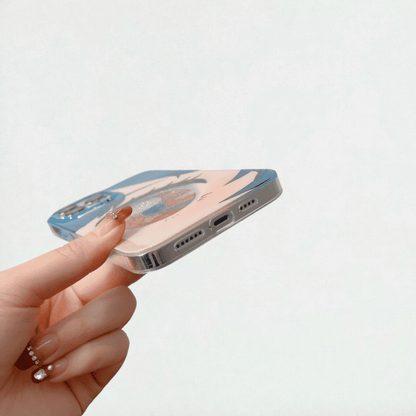 Anime Glitter Eye iPhone Case