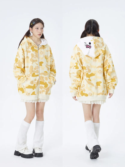 Armed Hello Kitty Camo Hoodie