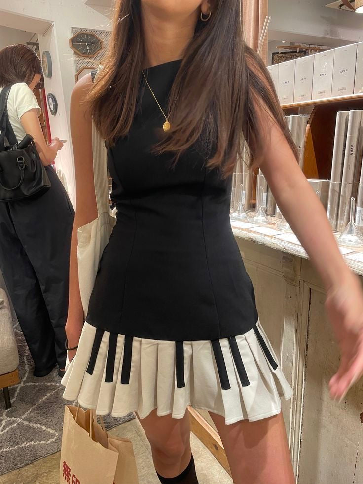 Moschino Piano Keys Mini Dress