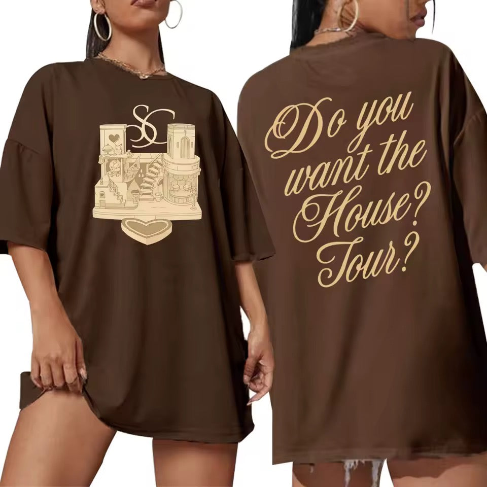 Sabrina Carpenter “House Tour” Oversized Tee