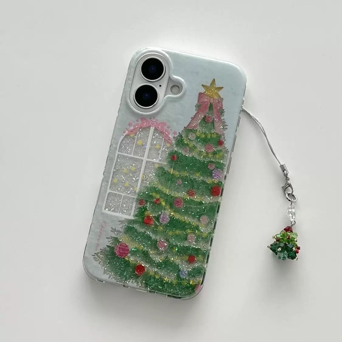 Christmas Tree Windowsill iPhone Case