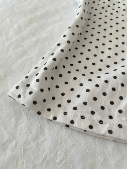 Blaire Polka Dot Halter Top