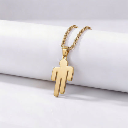 Blohsh Stickman Pendant Necklace