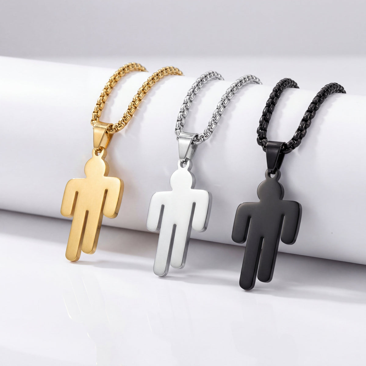 Blohsh Stickman Pendant Necklace