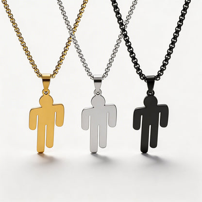 Blohsh Stickman Pendant Necklace