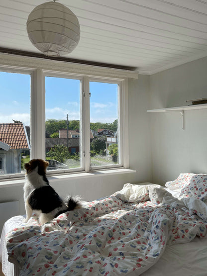 Blueberry Strawberry Duvet Cover Set