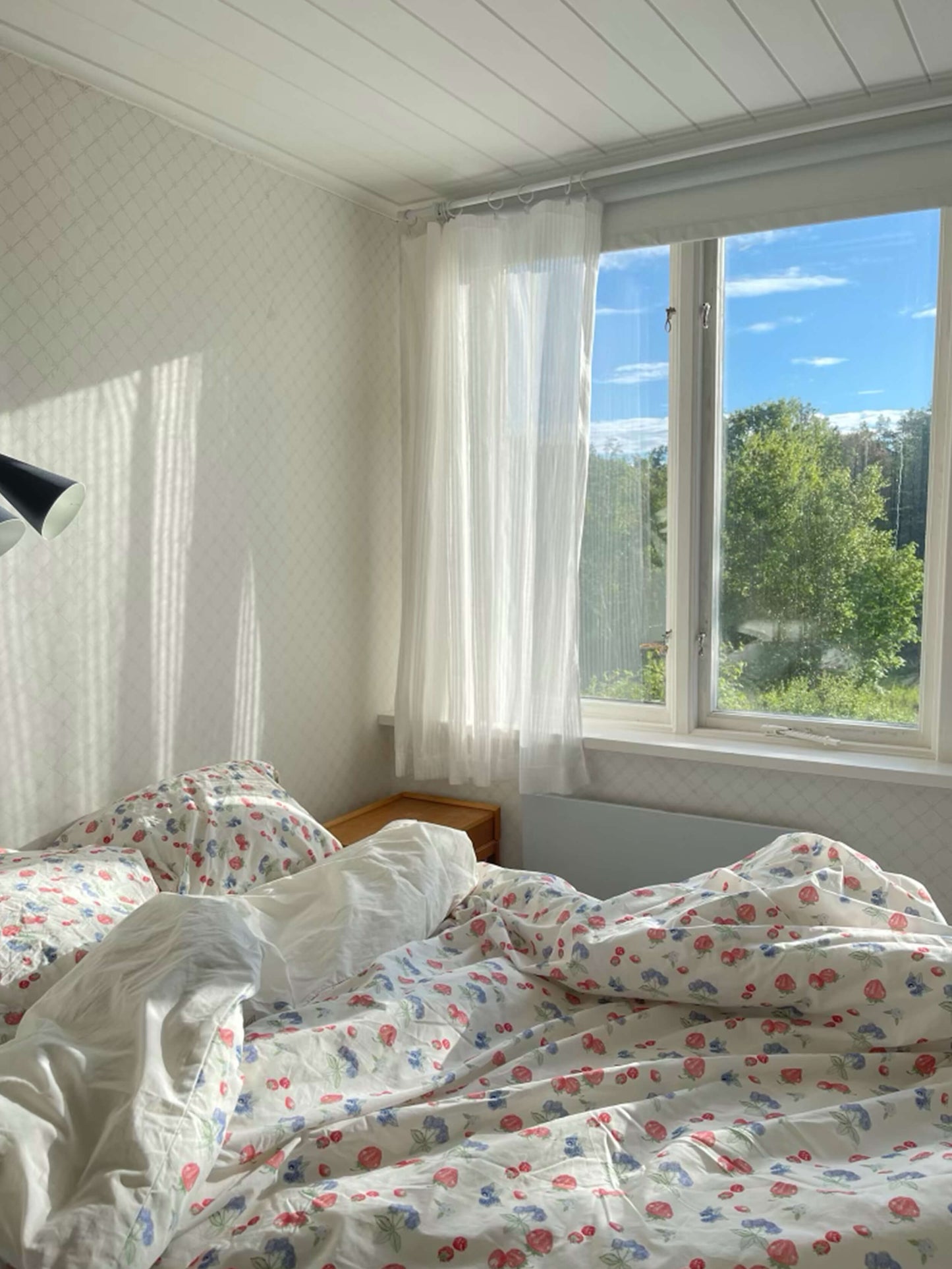 Blueberry Strawberry Duvet Cover Set