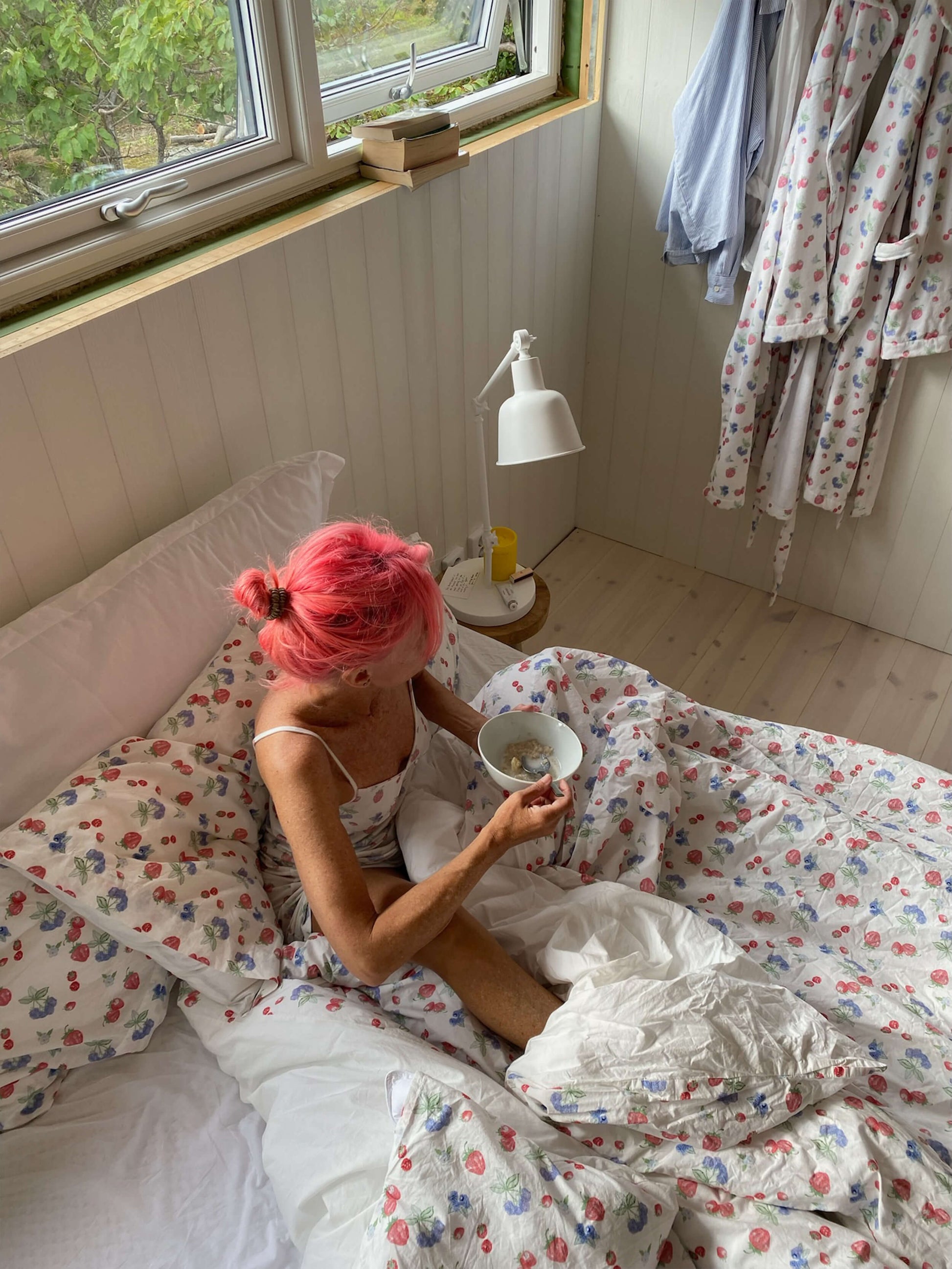 Blueberry Strawberry Duvet Cover Set