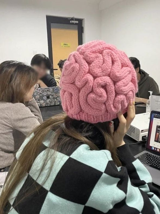 Brain Knitted Beanie