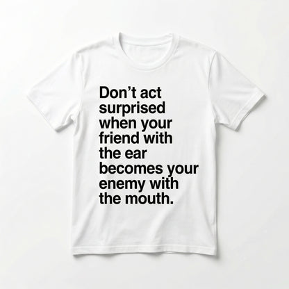Brain the Genius Quotes Tee