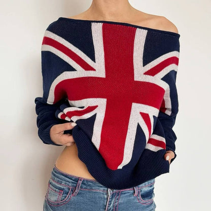 British Girl Union Jack Sweater