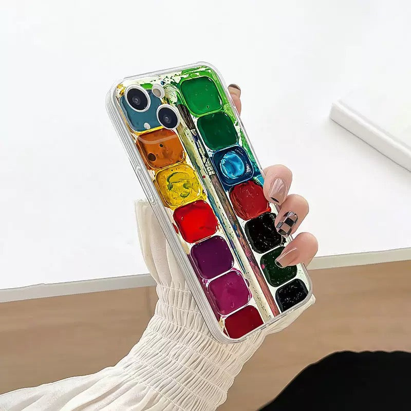 Watercolor Palette iPhone Case